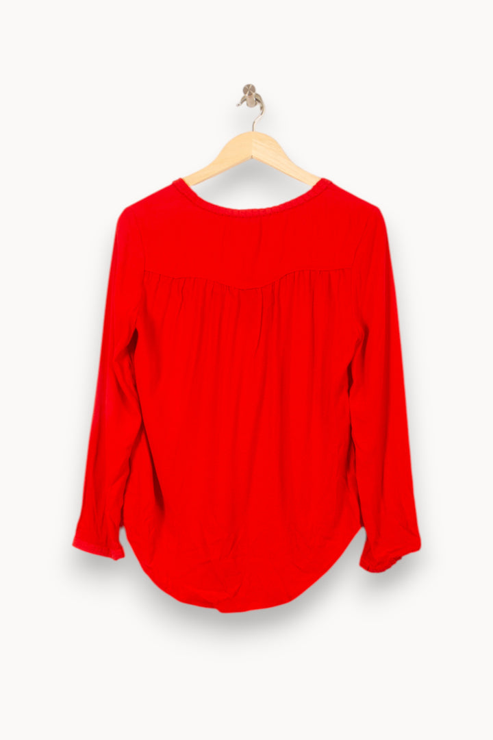 Blouse Rouge - Taille S/36 de la marque Bérénice | PARAD62533 - Vendu par Paradigme - Image 4