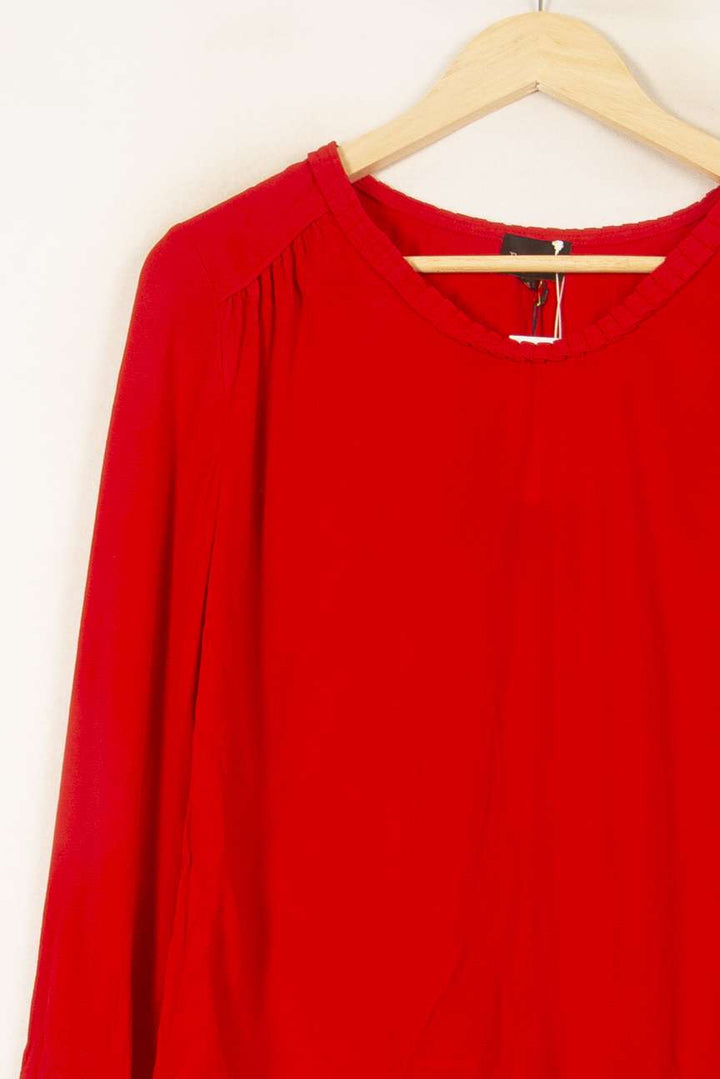 Blouse Rouge - Taille S/36 de la marque Bérénice | PARAD62533 - Vendu par Paradigme - Image 3