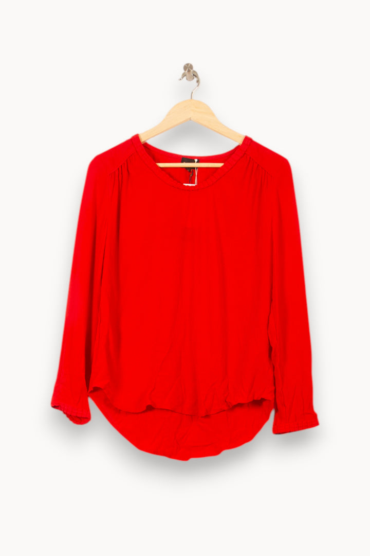 Blouse Rouge - Taille S/36 de la marque Bérénice | PARAD62533 - Vendu par Paradigme - Image 2