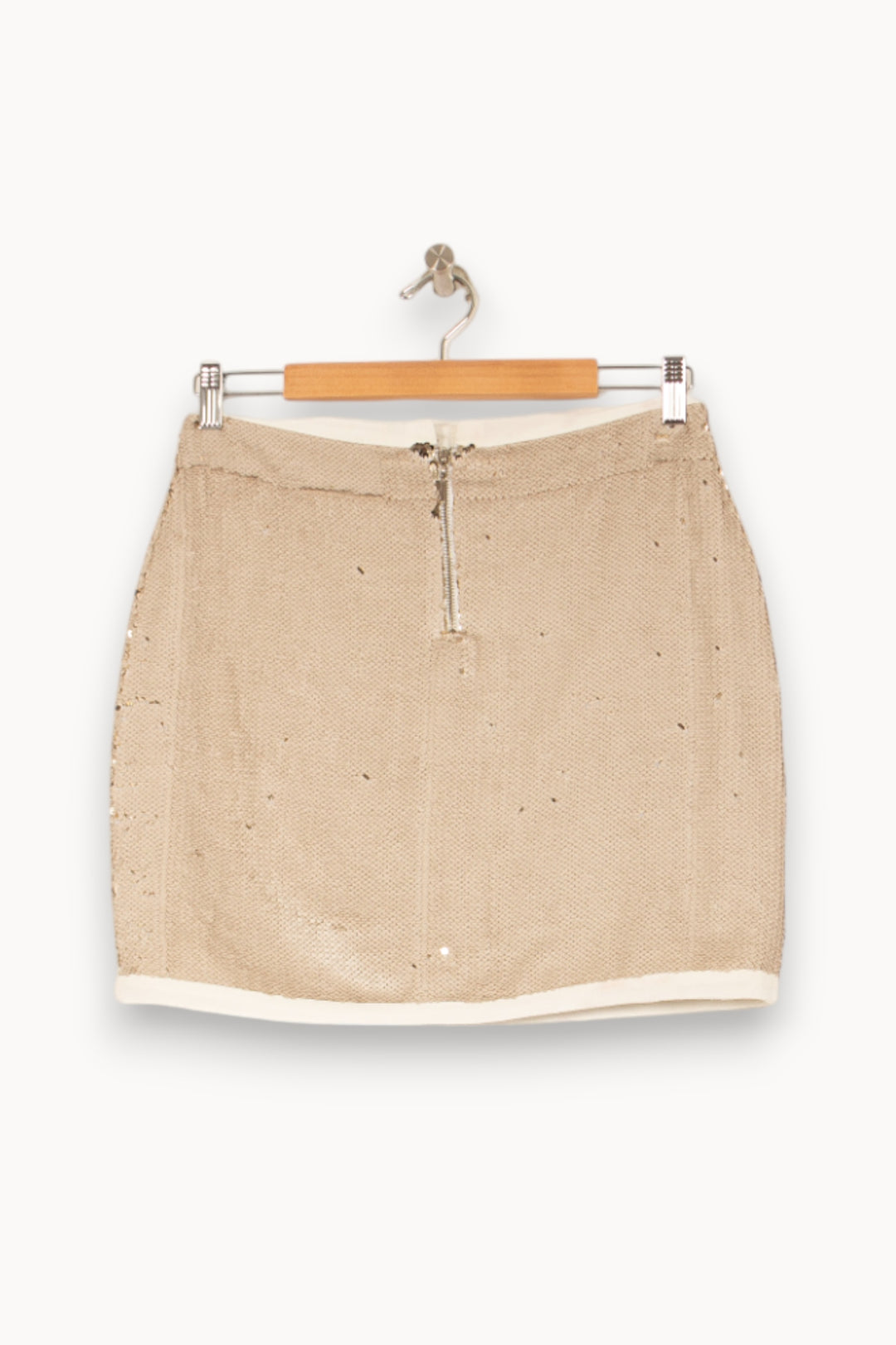 Jupe Courte Beige - Taille S/36 de la marque Bérénice | PARAD62536 - Vendu par Paradigme - Image 4