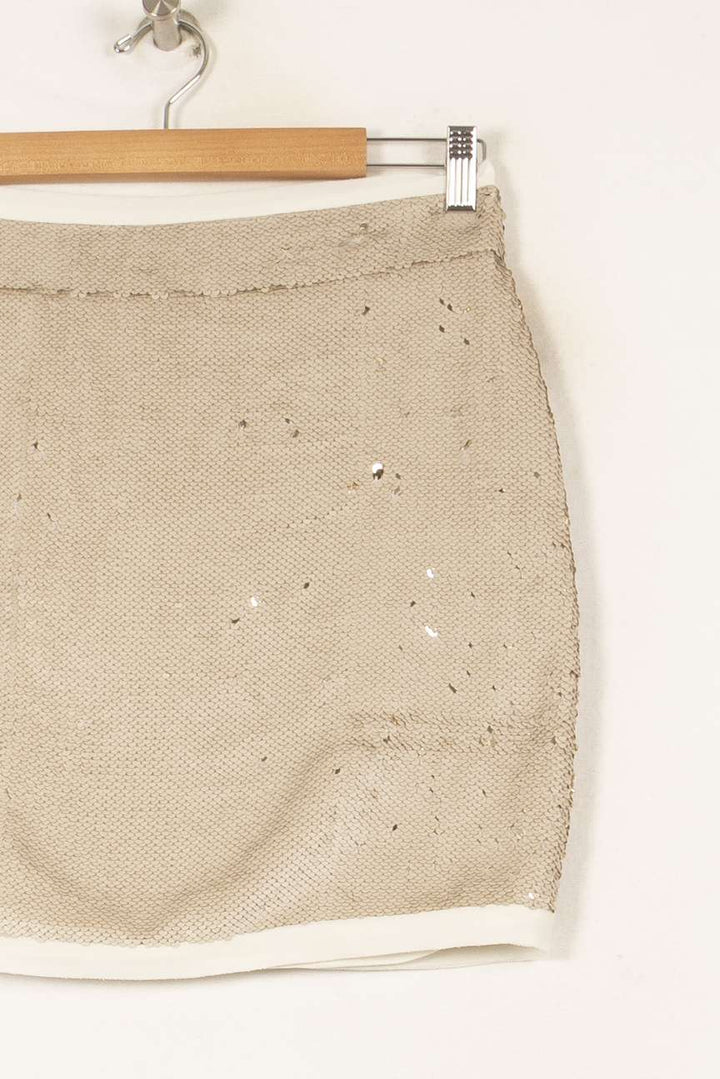 Jupe Courte Beige - Taille S/36 de la marque Bérénice | PARAD62536 - Vendu par Paradigme - Image 3