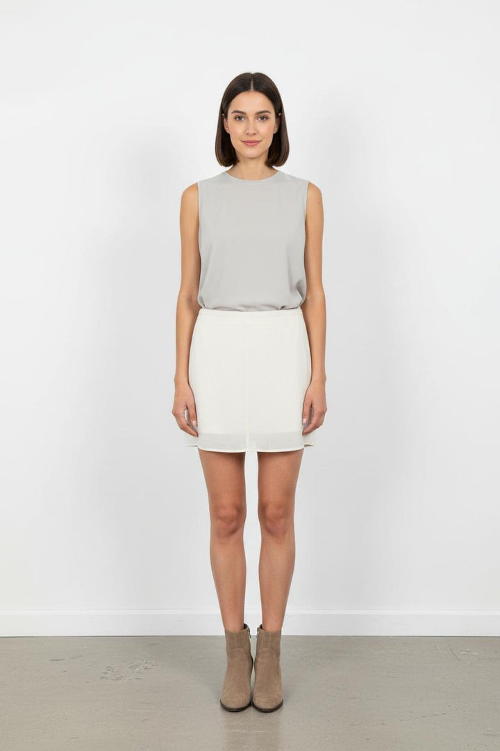 Jupe Courte Blanche - Taille S/36 de la marque Bérénice | PARAD62537 - Vendu par Paradigme - Image 1