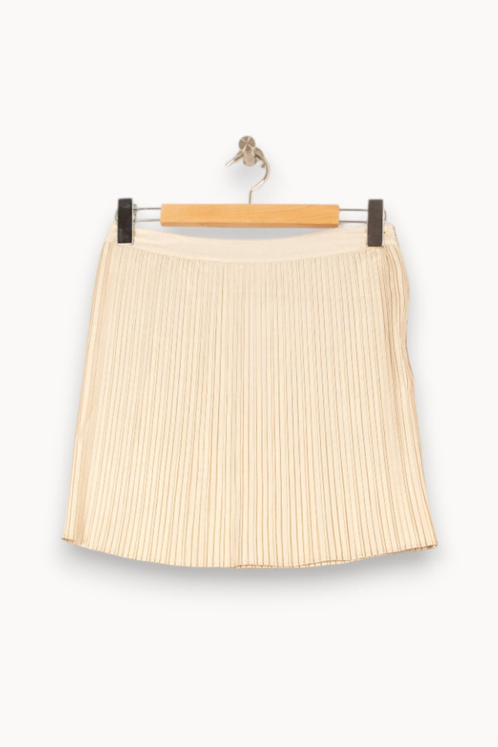 Jupe Plissée Beige - Taille S/36 de la marque Bérénice | PARAD62538 - Vendu par Paradigme - Image 2