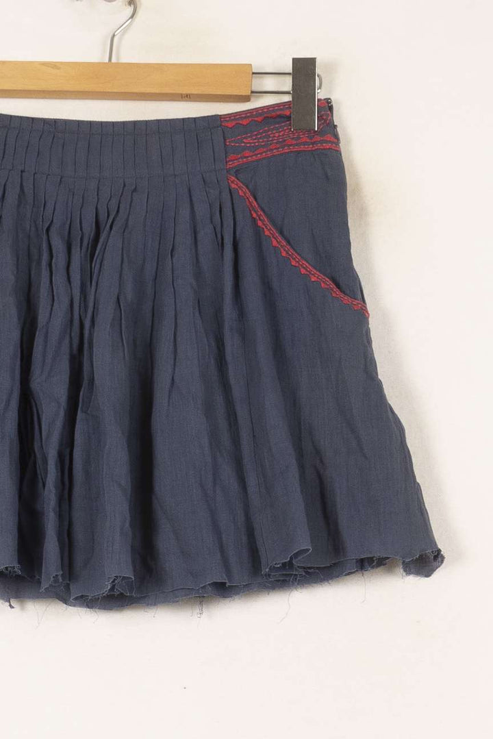 Jupe Courte Bleue - Taille S/36 de la marque Bérénice | PARAD62542 - Vendu par Paradigme - Image 3