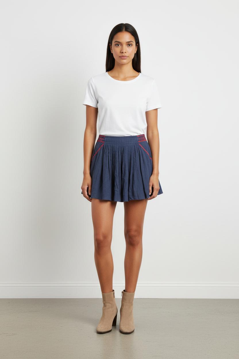 Jupe Courte Bleue - Taille S/36