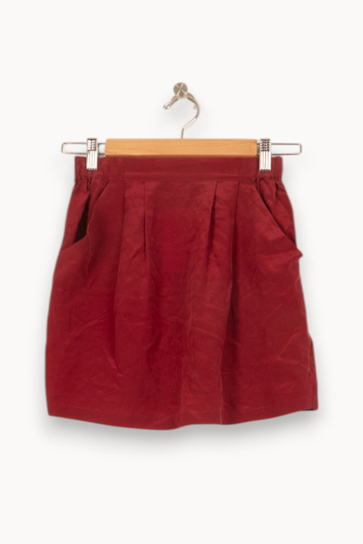 Jupe Courte Bordeaux - Taille S/36 de la marque Bérénice | PARAD62544 - Vendu par Paradigme - Image 3
