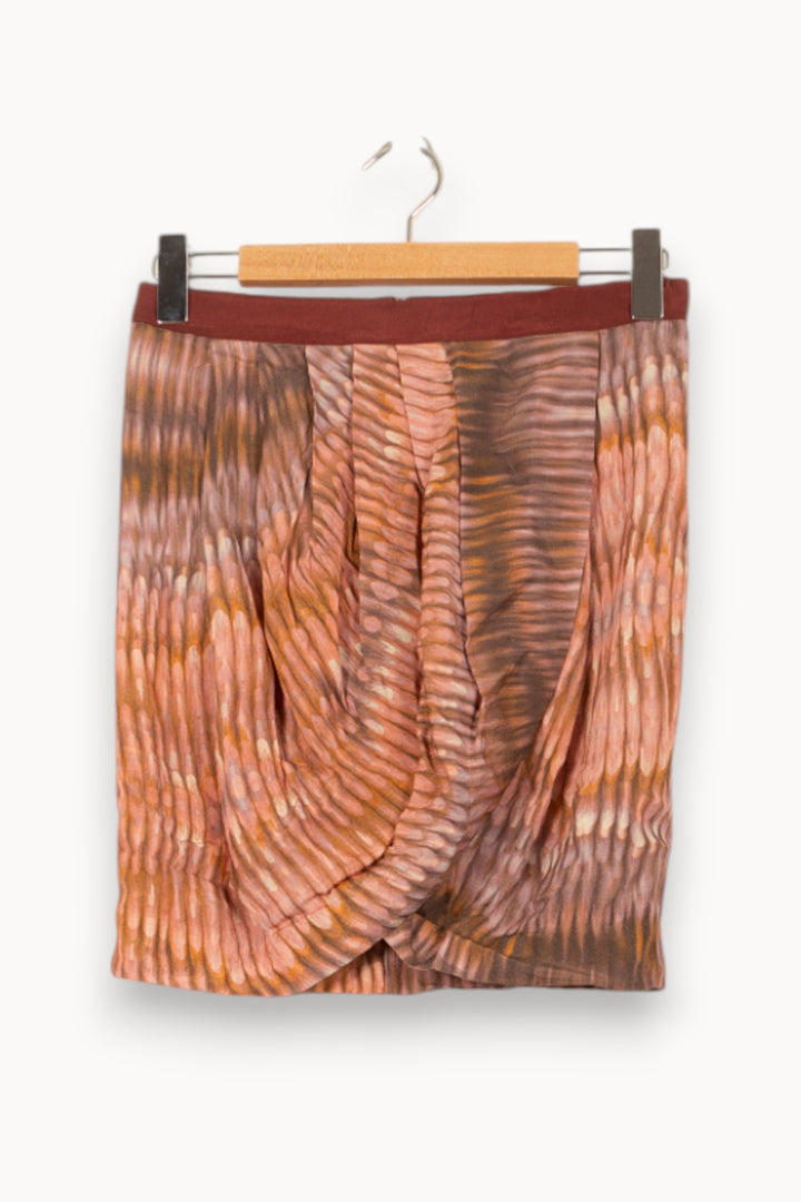 Jupe Droite Marron - Taille S/36 de la marque Bérénice | PARAD62545 - Vendu par Paradigme - Image 3