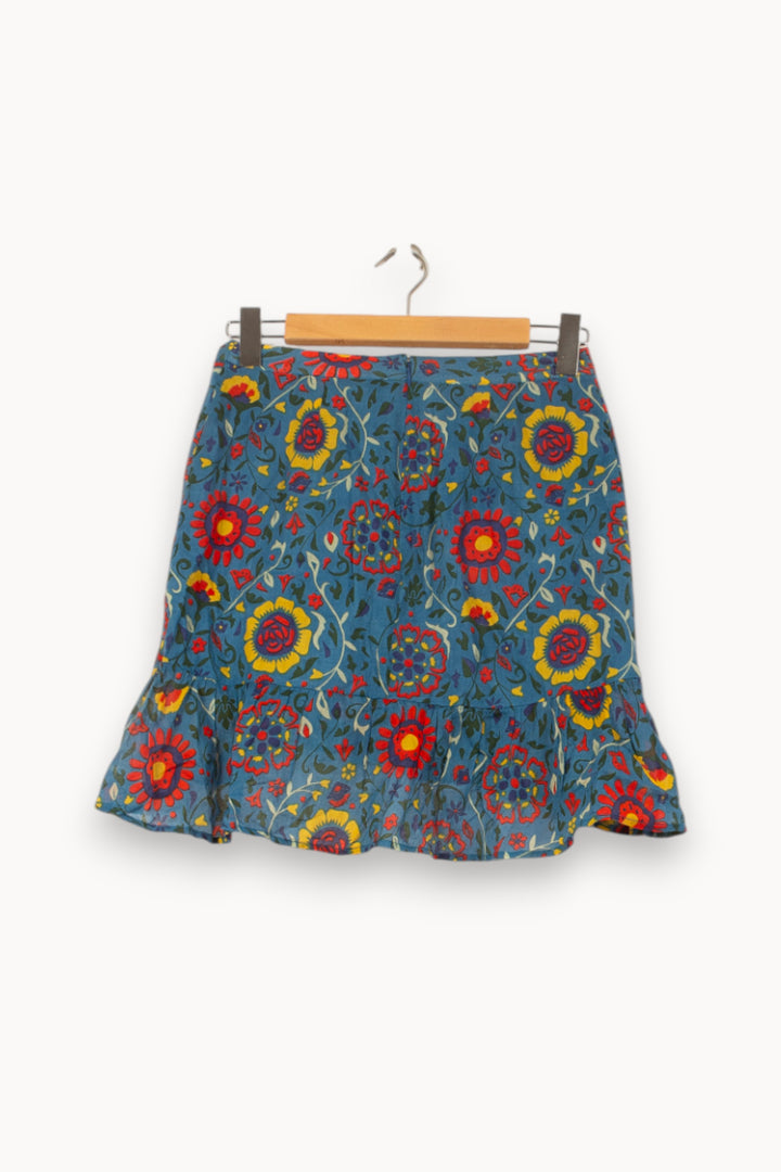 Jupe Courte Bleu et Rouge - Taille S/36 de la marque Bérénice | PARAD62546 - Vendu par Paradigme - Image 2