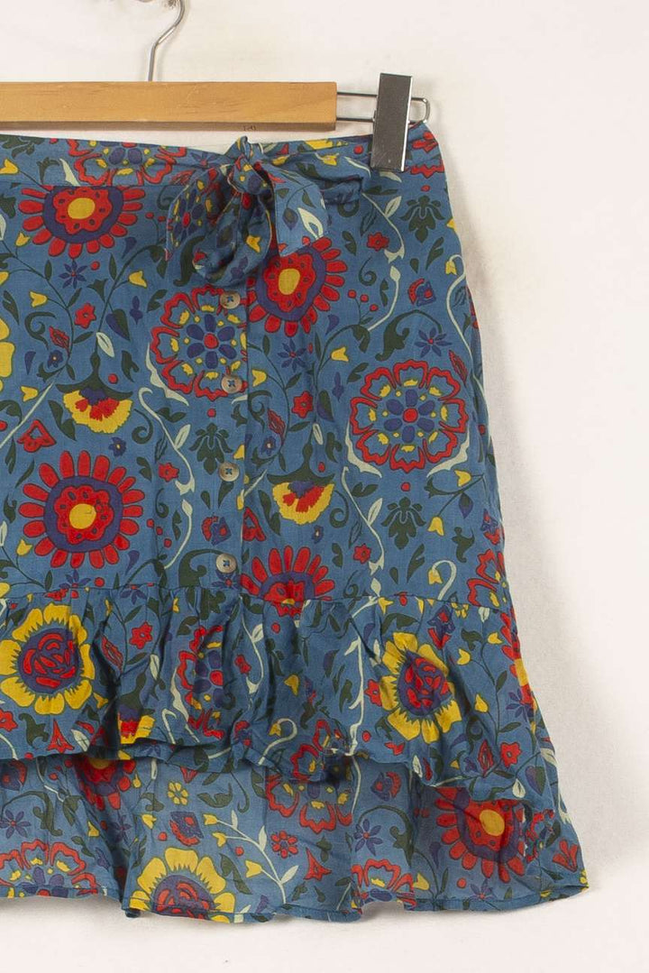 Jupe Courte Bleu et Rouge - Taille S/36 de la marque Bérénice | PARAD62546 - Vendu par Paradigme - Image 4