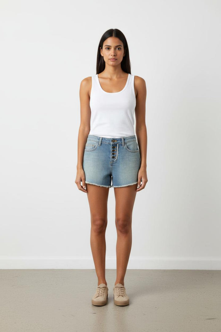 Short en Jean Bleu - Taille M/38