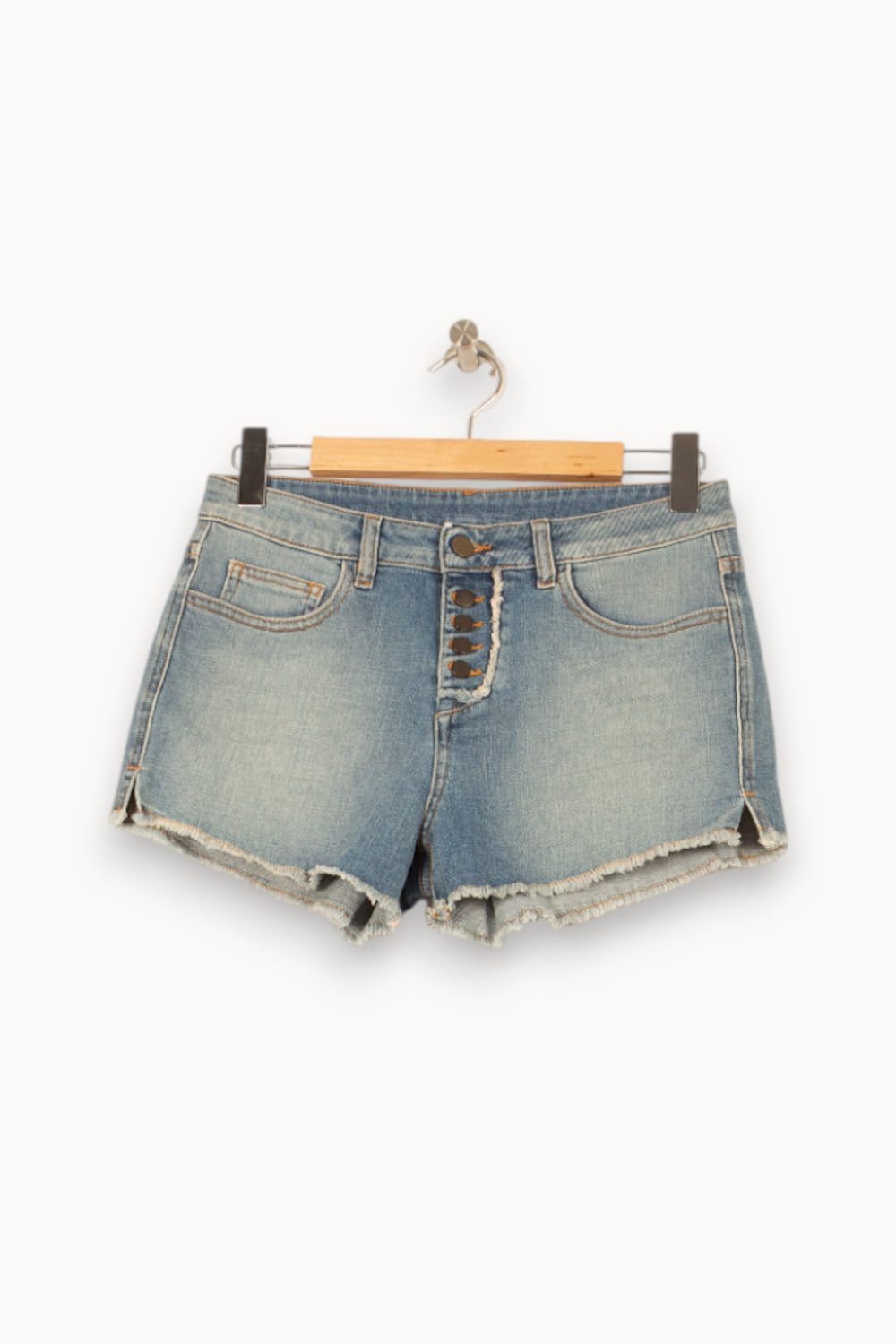 Short en Jean Bleu - Taille M/38 de la marque Bérénice | PARAD62550 - Vendu par Paradigme - Image 2
