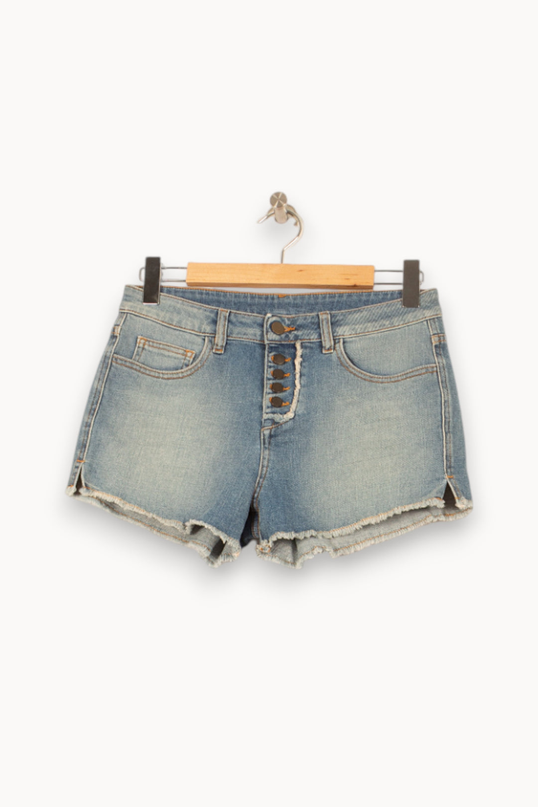 Short en Jean Bleu - Taille M/38 de la marque Bérénice | PARAD62550 - Vendu par Paradigme - Image 2