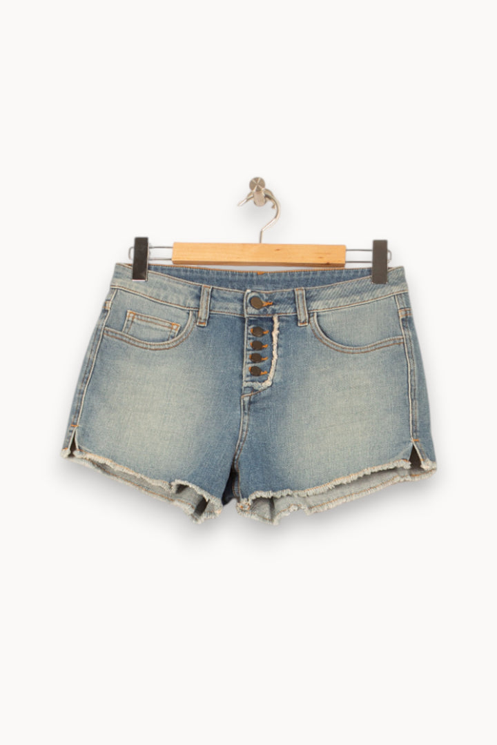 Short en Jean Bleu - Taille M/38 de la marque Bérénice | PARAD62550 - Vendu par Paradigme - Image 2