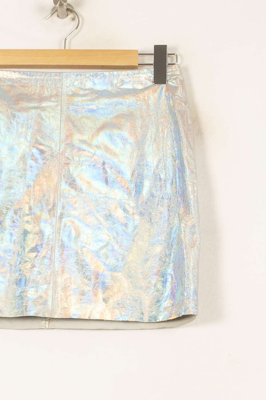 Jupe Courte Argentée - Taille S/36 de la marque Bérénice | PARAD62555 - Vendu par Paradigme - Image 3