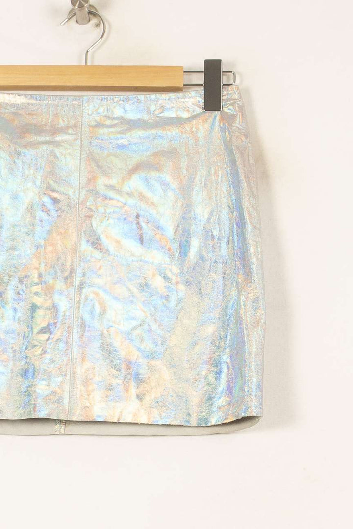Jupe Courte Argentée - Taille S/36 de la marque Bérénice | PARAD62555 - Vendu par Paradigme - Image 3