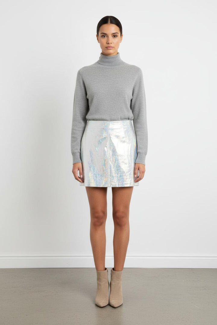 Jupe Courte Argentée - Taille S/36