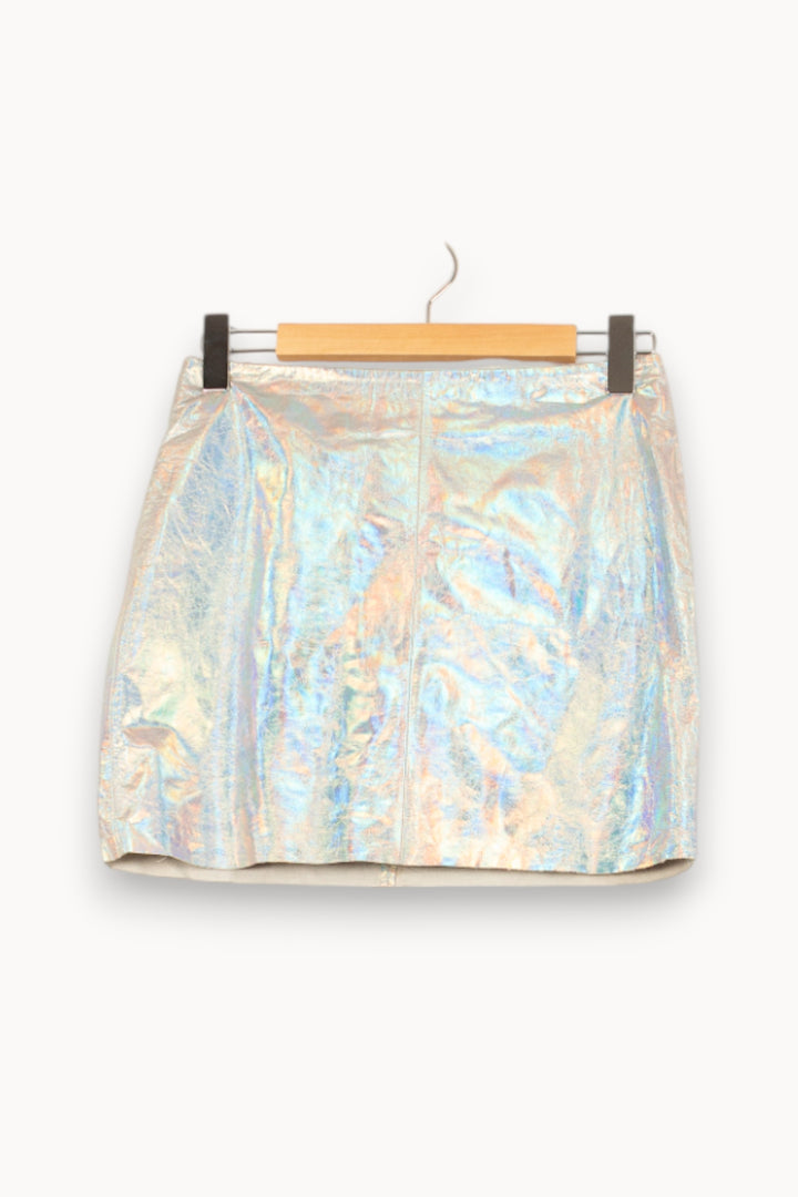 Jupe Courte Argentée - Taille S/36 de la marque Bérénice | PARAD62555 - Vendu par Paradigme - Image 2