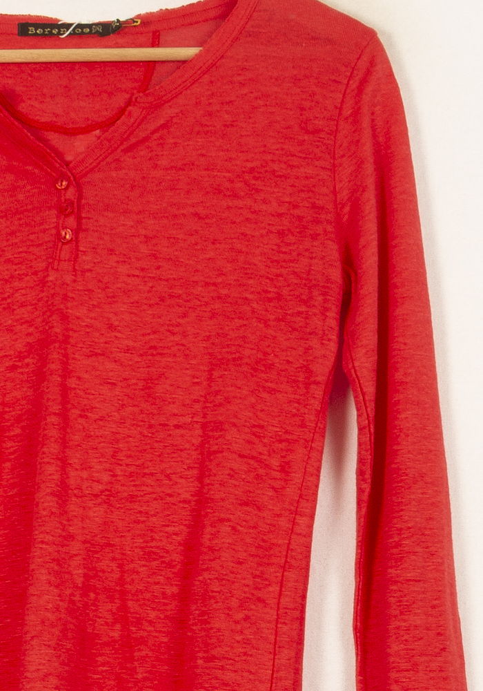 Tee-shirt Rouge - Taille XS/34 de la marque Bérénice | PARAD62561 - Vendu par Paradigme - Image 3
