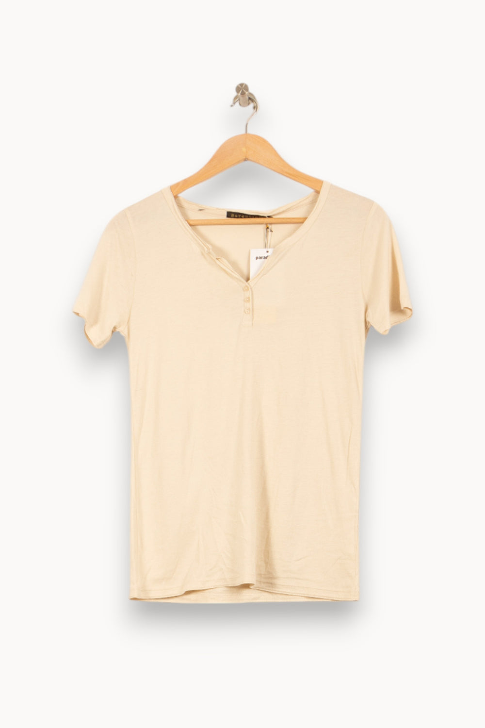 Tee-shirt Beige - Taille S/36 de la marque Bérénice | PARAD62566 - Vendu par Paradigme - Image 2