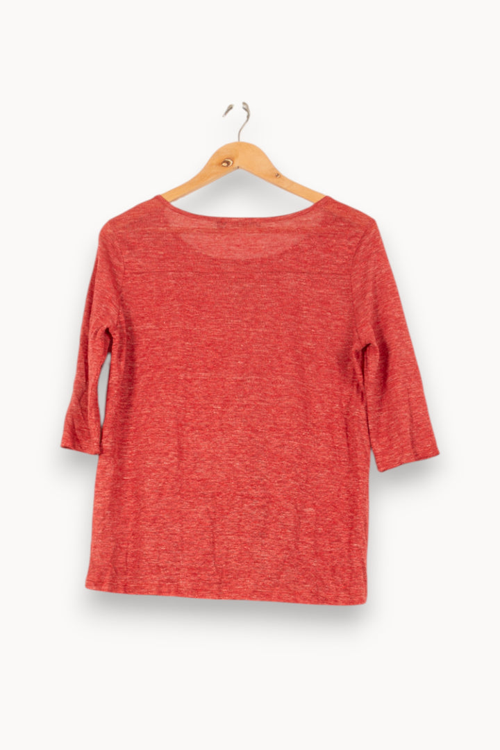Tee-shirt Rouge - Taille S/36 de la marque Bérénice | PARAD62568 - Vendu par Paradigme - Image 4