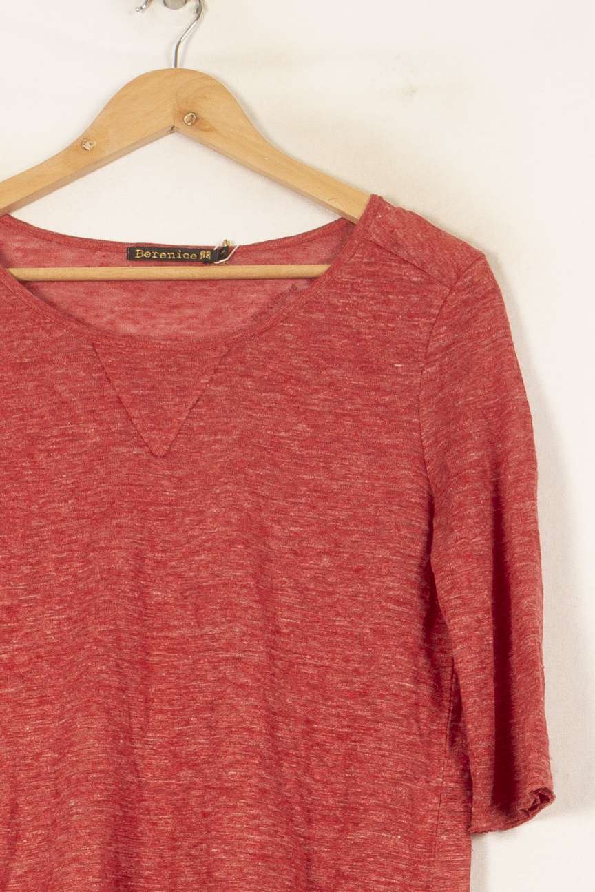 Tee-shirt Rouge - Taille S/36 de la marque Bérénice | PARAD62568 - Vendu par Paradigme - Image 3