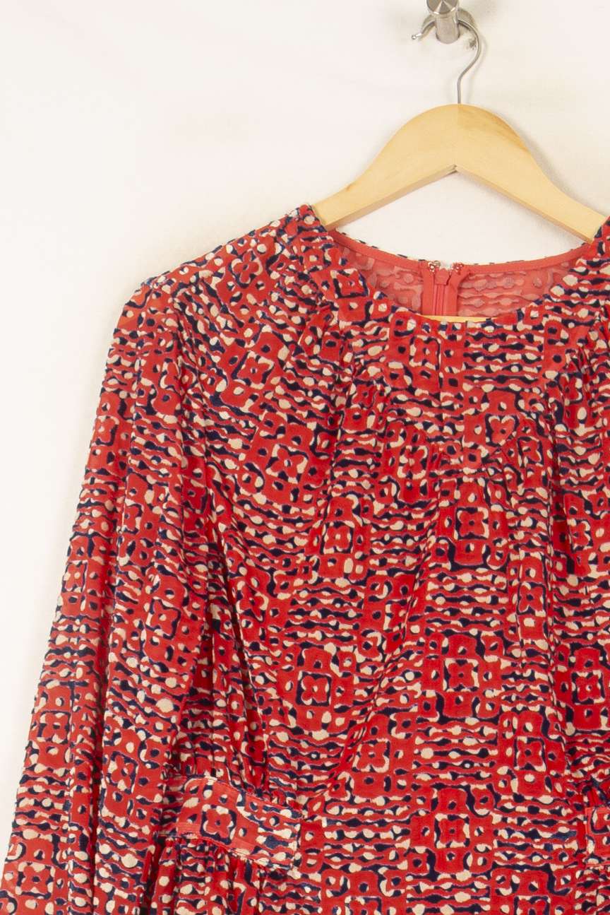Blouse Rouge - Taille S/36 de la marque Bérénice | PARAD62569 - Vendu par Paradigme - Image 3
