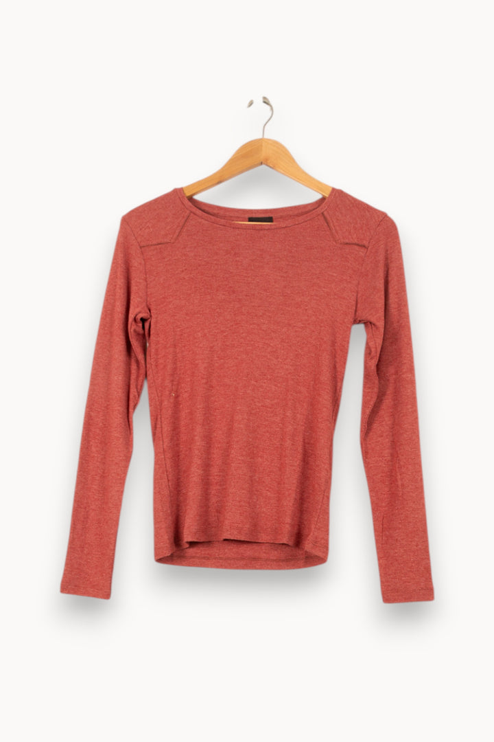 Tee-shirt Manches Longues Bordeaux - Taille S/36 de la marque Bérénice | PARAD62570 - Vendu par Paradigme - Image 2