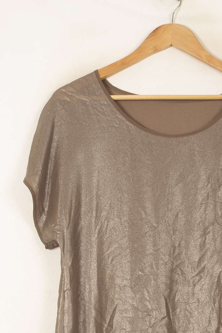 T-shirt Marron - Taille S/36 de la marque Bérénice | PARAD62573 - Vendu par Paradigme - Image 3