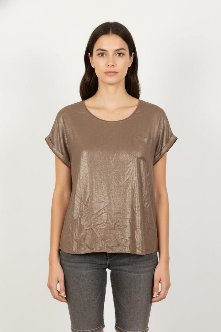 T-shirt Marron - Taille S/36