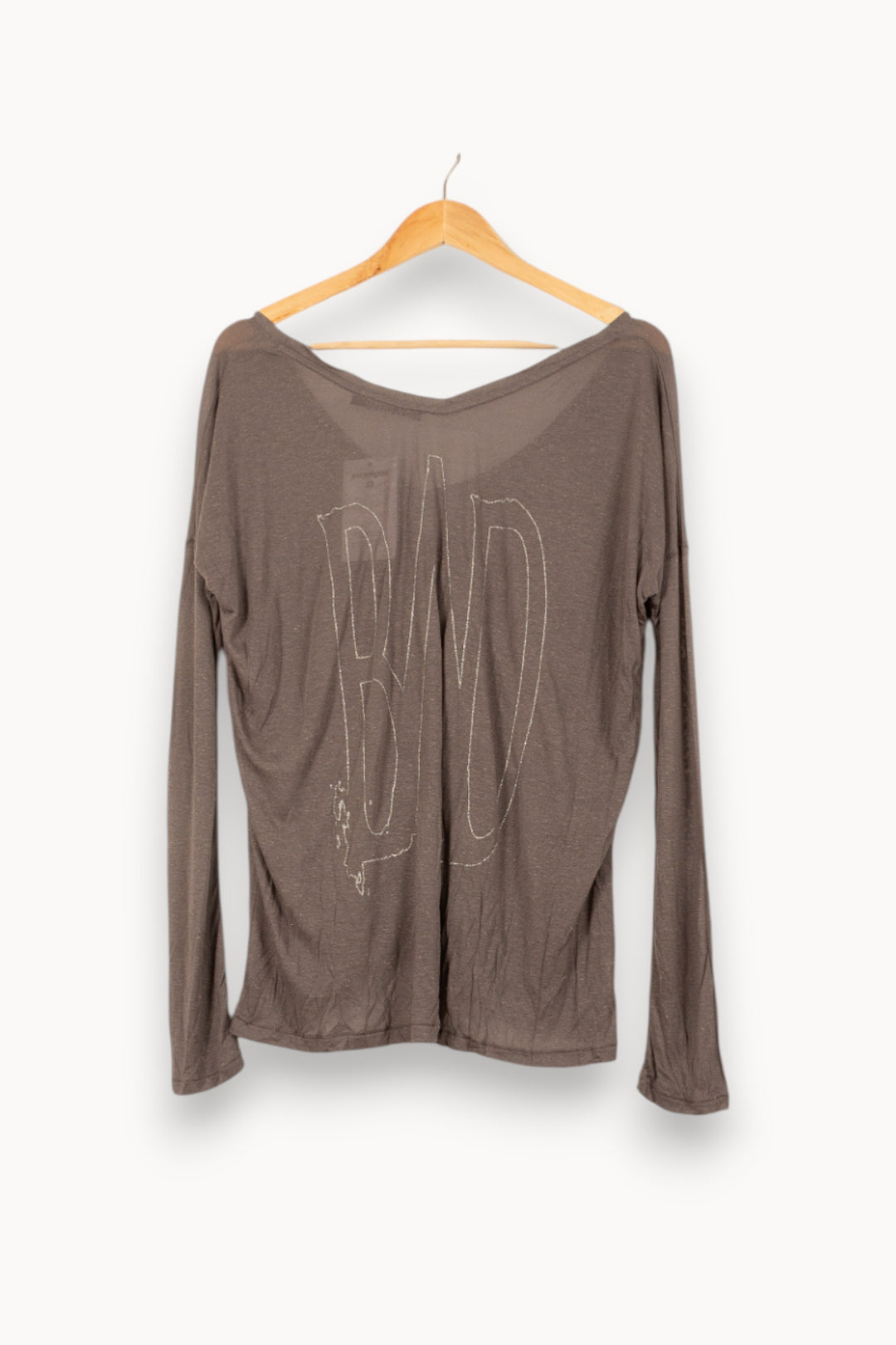 Tee-shirt Manches Longues Gris - Taille L/40 de la marque Bérénice | PARAD62574 - Vendu par Paradigme - Image 4