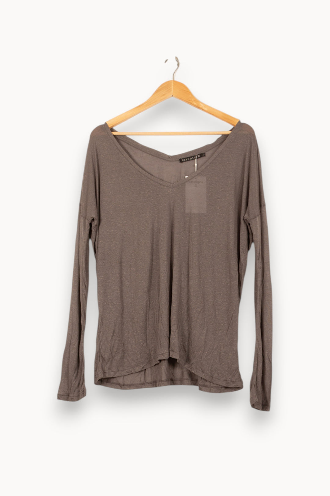Tee-shirt Manches Longues Gris - Taille L/40 de la marque Bérénice | PARAD62574 - Vendu par Paradigme - Image 2