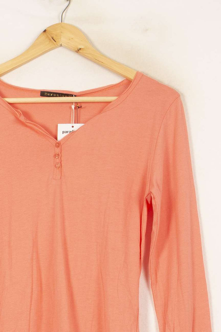 Tee-shirt Manches Longues Rose - Taille S/36 de la marque Bérénice | PARAD62576 - Vendu par Paradigme - Image 3