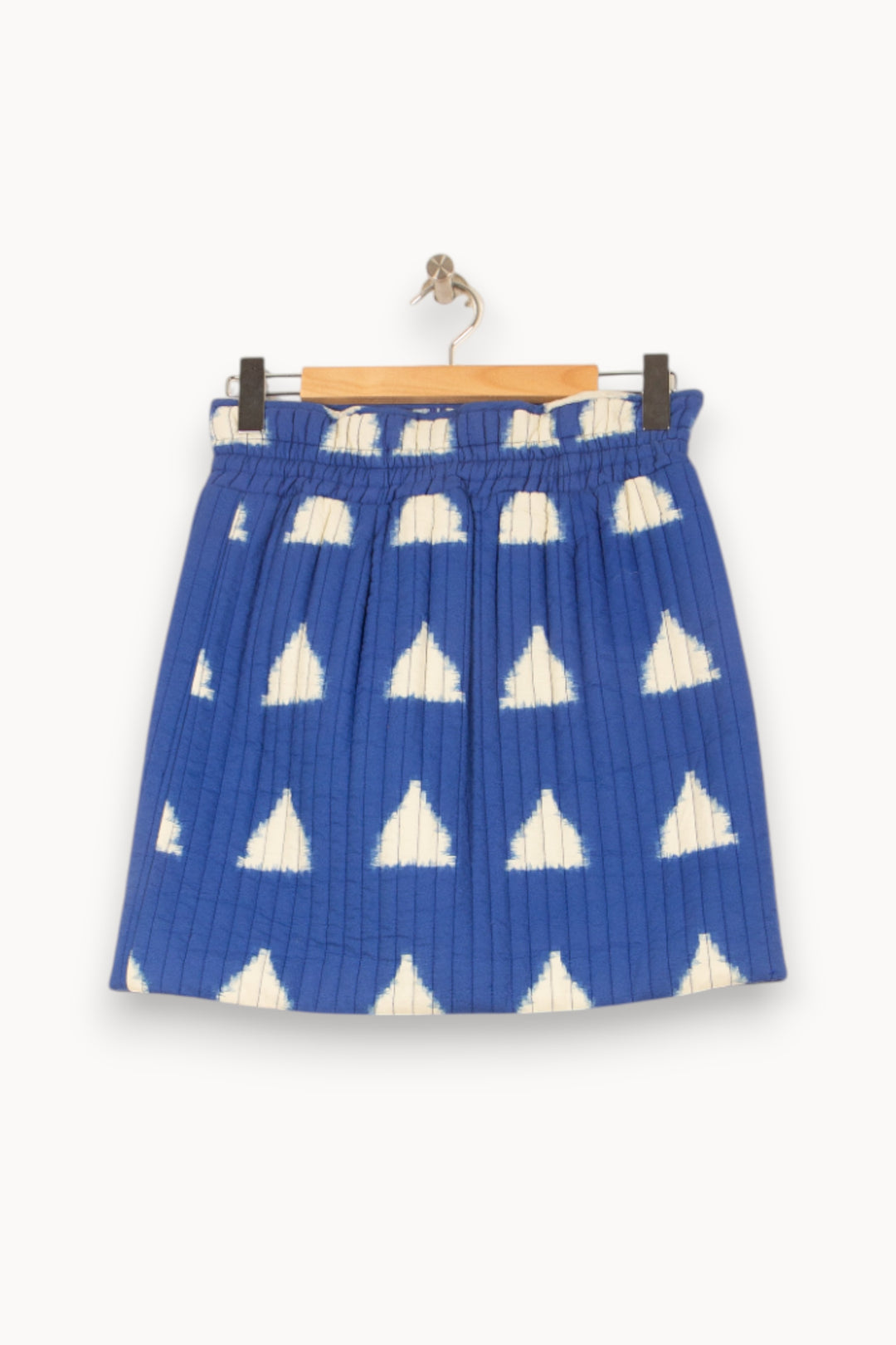Jupe Courte Bleue et Blanche - Taille S/36 de la marque Bérénice | PARAD62584 - Vendu par Paradigme - Image 4