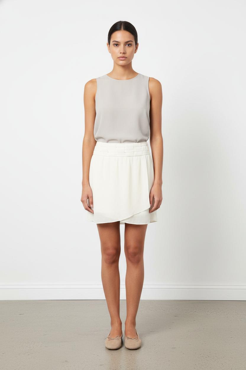 Jupe Courte Blanche - Taille S/36