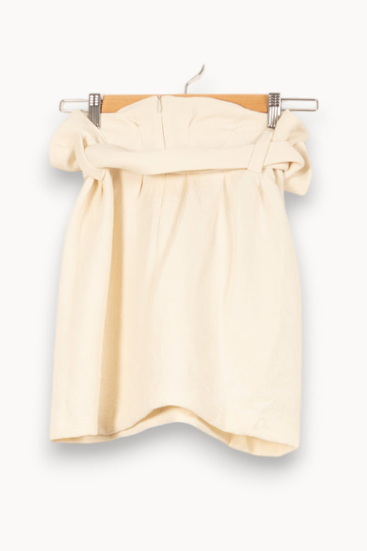 Jupe Ceinturée Beige - Taille S/36 de la marque Bérénice | PARAD62586 - Vendu par Paradigme - Image 4