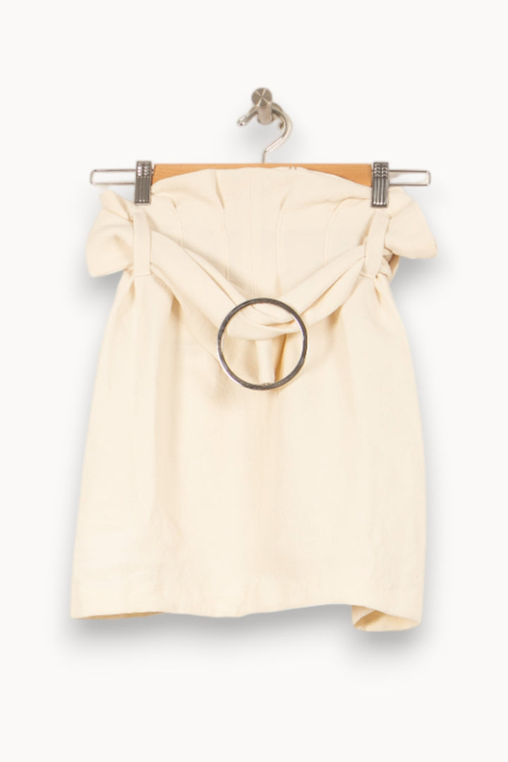 Jupe Ceinturée Beige - Taille S/36 de la marque Bérénice | PARAD62586 - Vendu par Paradigme - Image 2