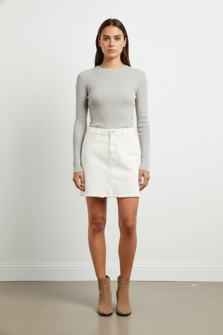 Jupe En Jean Blanche - Taille S/36