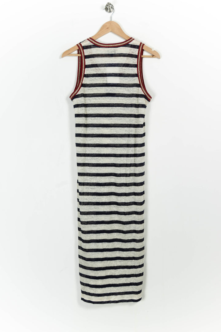 Robe Longue Blanche et Noire - Taille S/36 de la marque Bérénice | PARAD62591 - Vendu par Paradigme - Image 4