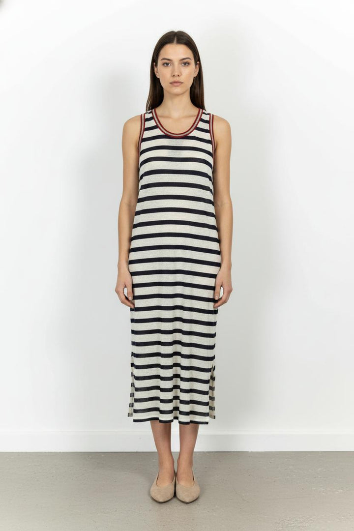 Robe Longue Blanche et Noire - Taille S/36 de la marque Bérénice | PARAD62591 - Vendu par Paradigme - Image 1