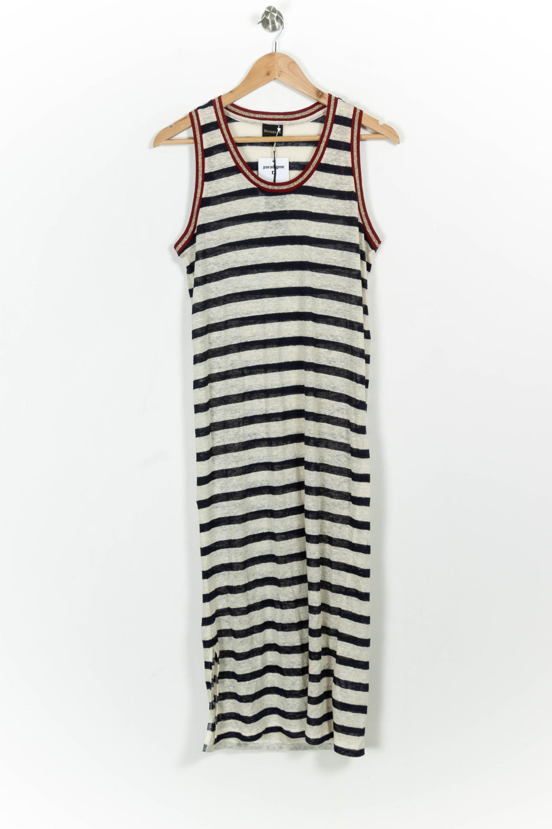 Robe Longue Blanche et Noire - Taille S/36 de la marque Bérénice | PARAD62591 - Vendu par Paradigme - Image 2