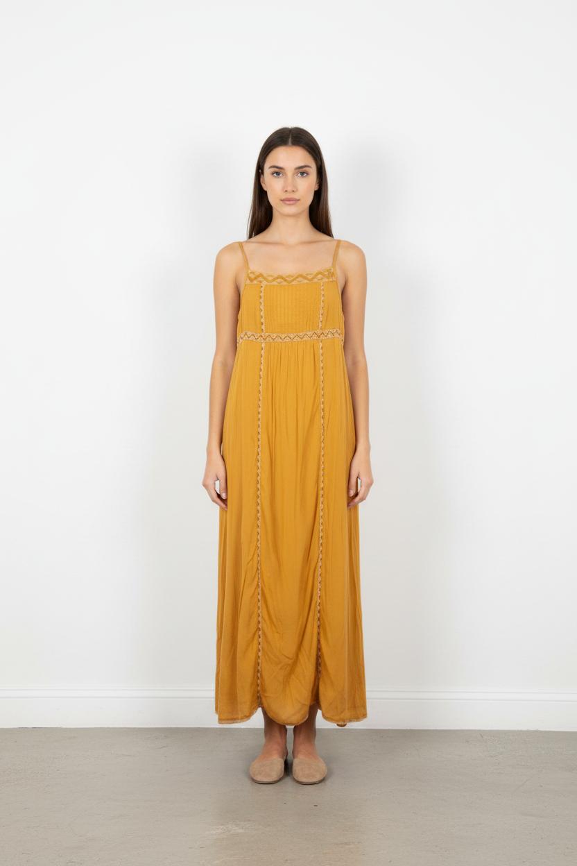 Robe Longue Jaune - Taille S/36