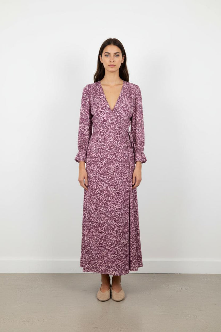 Robe Portefeuille Violette - Taille S/36
