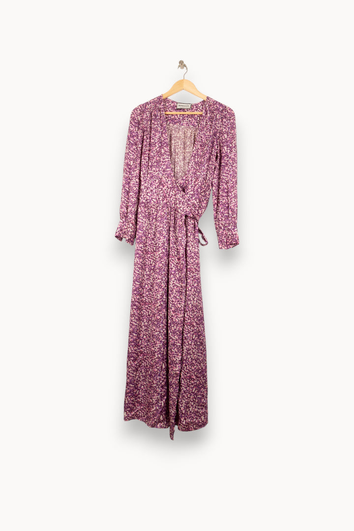 Robe Portefeuille Violette - Taille S/36 de la marque Bérénice | PARAD62596 - Vendu par Paradigme - Image 2