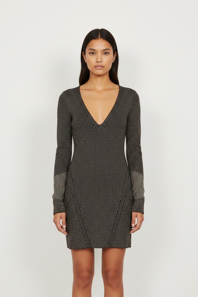 Robe Pull Noire - Taille S/36
