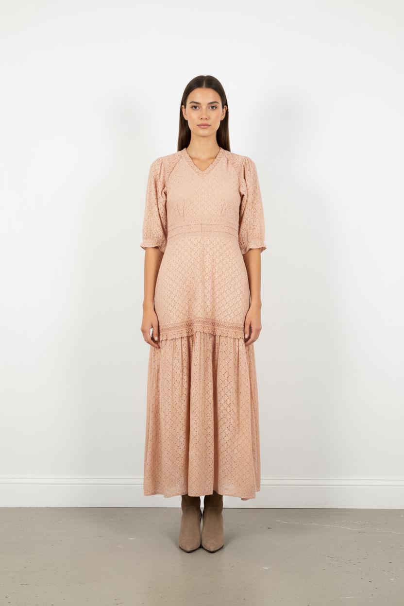 Robe Longue Rose - Taille S/36