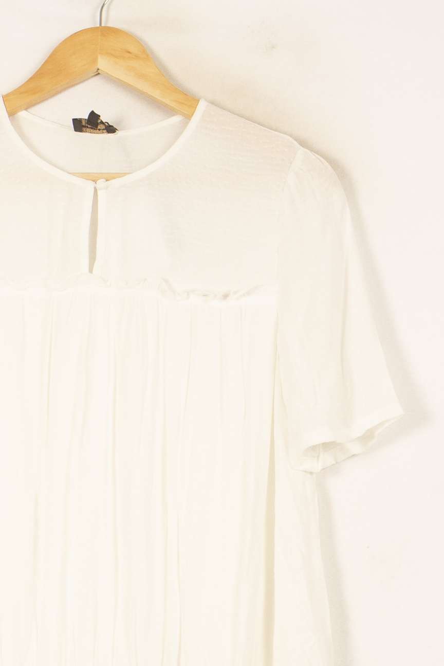 Robe Courte Blanche - Taille S/36 de la marque Bérénice | PARAD62605 - Vendu par Paradigme - Image 3