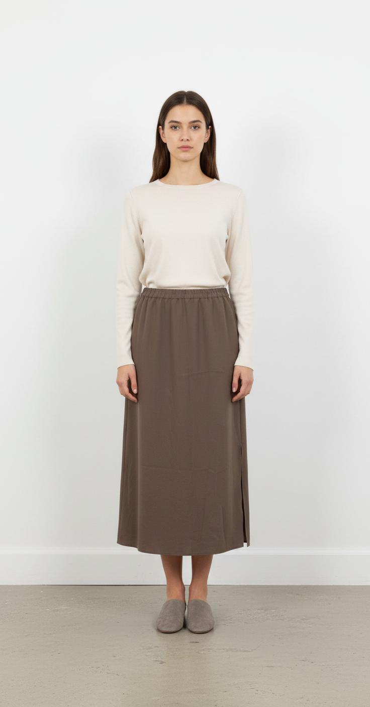 Jupe Longue Marron - Taille S/36