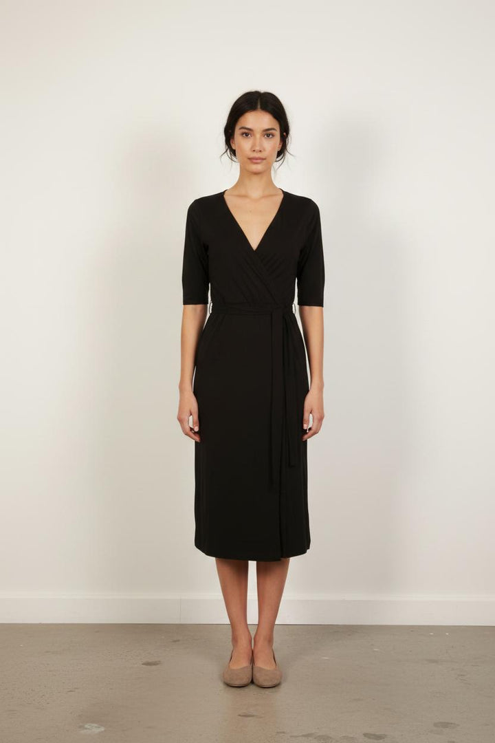 Robe Portefeuille Noire - Taille S/36