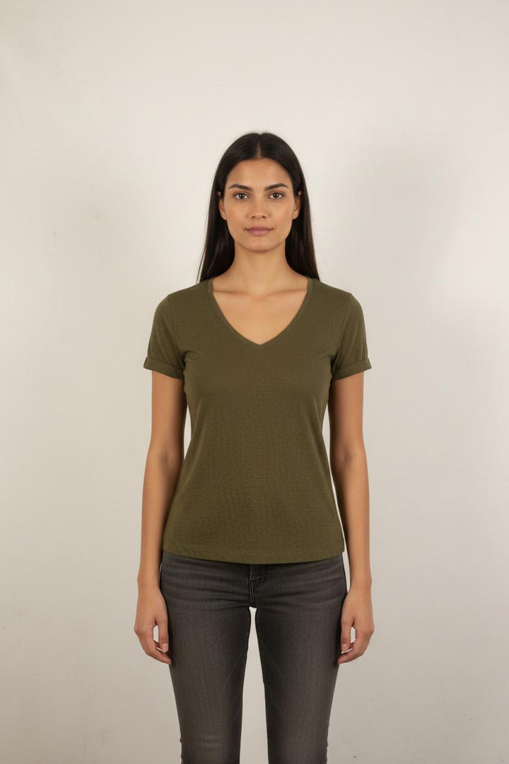 Tee-shirt Vert - Taille XS/34