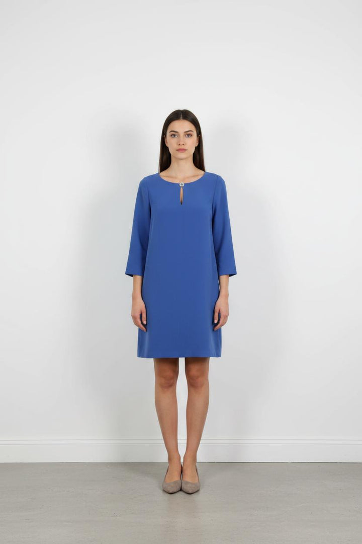 Robe Droite Bleue - Taille M/38